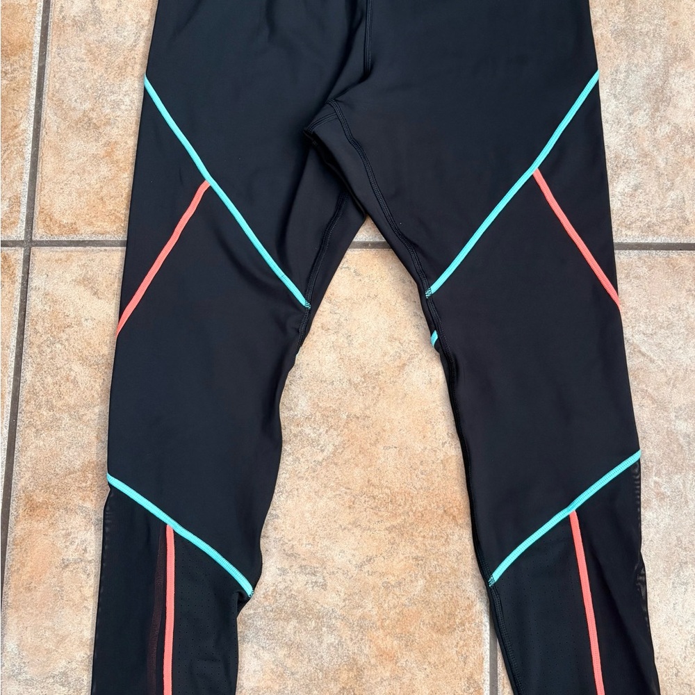 Love & Sports Black Leggings Size Large Full Length Activewear Pants - Picture 8 of 10